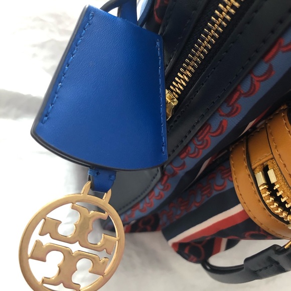 Perry nylon printed zip backpack